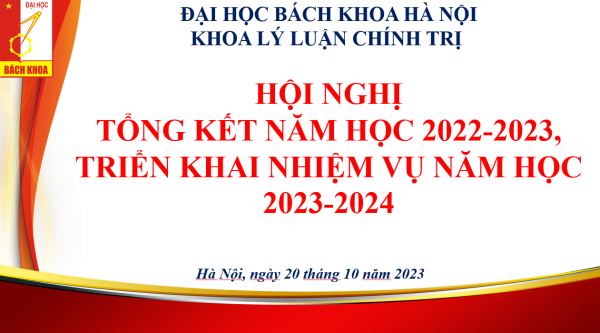 HỘI NGHỊ TỔNG KẾT NĂM HỌC 2022-2023 VÀ TRIỂN KHAI NHIỆM VỤ NĂM HỌC MỚI 2023-2024